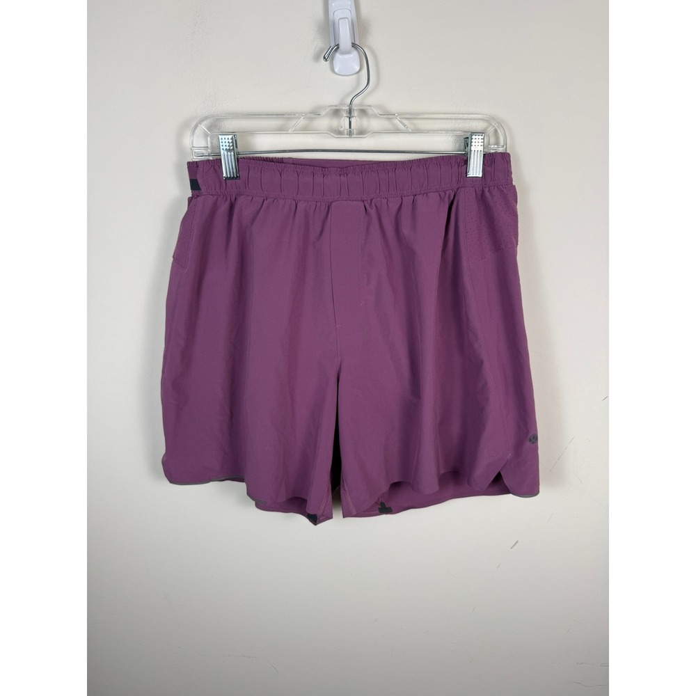 Lululemon Pace Breaker Lined Shorts 7" Plum Purple Mens Large LM7A99S